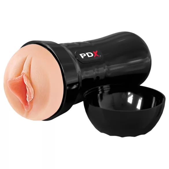 PDX - Wet Pussies Super Luscious Lips - vagina artificial realista (cor natural)