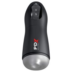   PDX Suck-O-Matic - masturbador automático recarregável - silicone preto