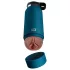 PDX - Fuck Flask Private Pleaser - vagina artificial em cantil (azul‑castanho)