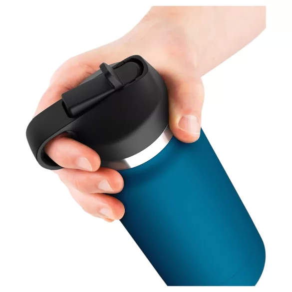 PDX - Fuck Flask Private Pleaser - vagina artificial em cantil (azul‑castanho)