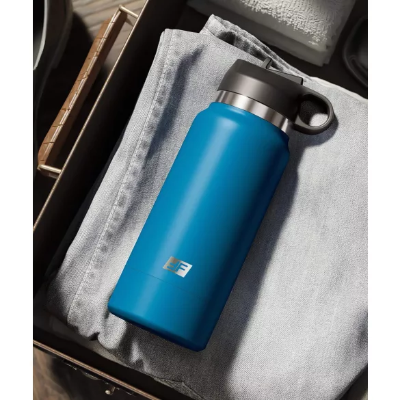 PDX - Fuck Flask Private Pleaser - vagina artificial em cantil (azul‑castanho)