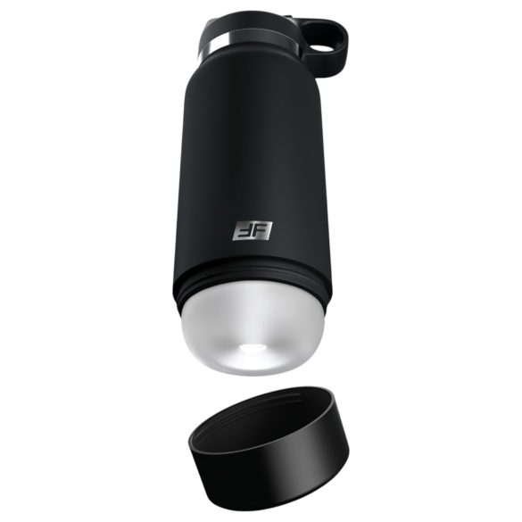 Fap Flask Thrill Seeker - masturbador discreto em forma de garrafa - preto