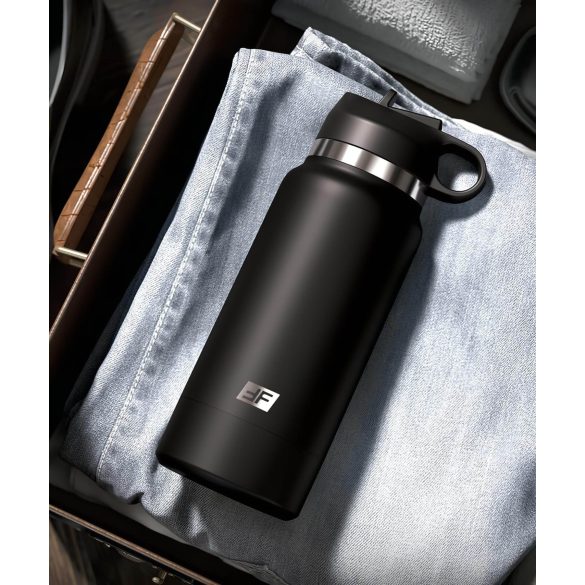 Fap Flask Thrill Seeker - masturbador discreto em forma de garrafa - preto