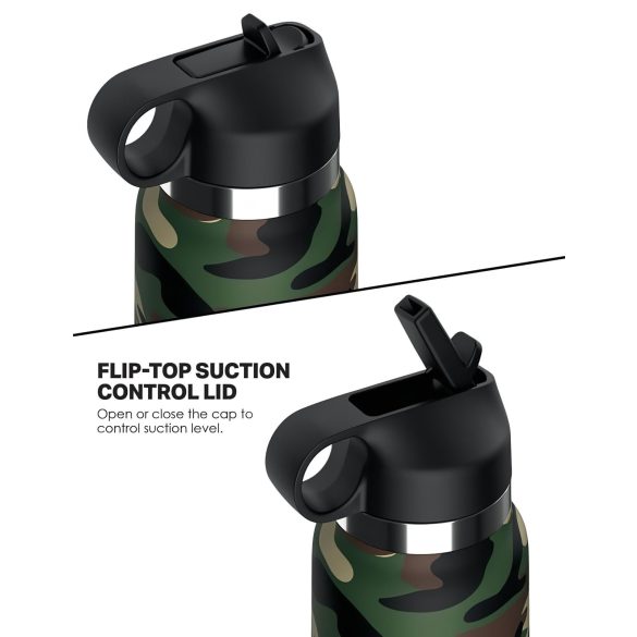 Fap Flask Happy Camper - masturbador discreto garrafa - verde e preto