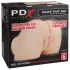 PDX Elite - masturbador masculino 2 em 1 vibratório - cor natural