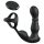 Anal Fantasy Ass-Gasm - vibrador anal rotativo com anel peniano - silicone preto