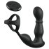 Anal Fantasy Ass-Gasm - vibrador anal rotativo com anel peniano - silicone preto