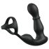 Anal Fantasy Ass-Gasm - vibrador anal rotativo com anel peniano - silicone preto