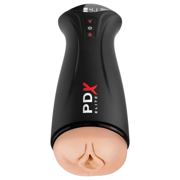 PDX Elite - masturbador masculino sugador vibratório - preto