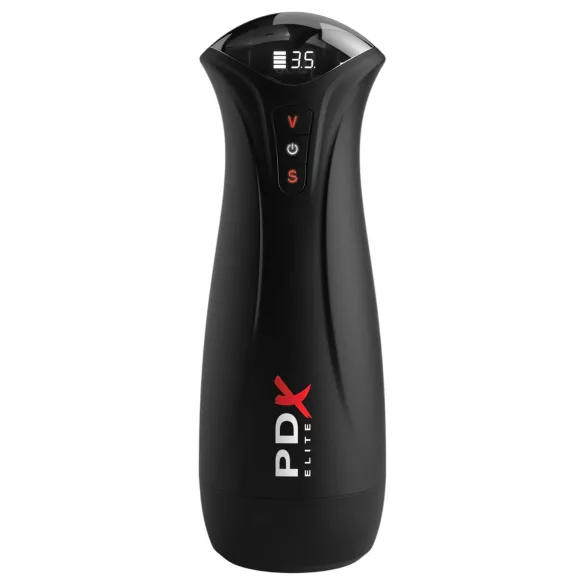 PDX Elite - masturbador masculino sugador vibratório - preto