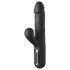 Fetish - vibrador com 3 motores e movimento de empurrar - preto