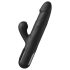 Fetish - vibrador com 3 motores e movimento de empurrar - preto
