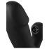 Fetish - vibrador com 3 motores e movimento de empurrar - preto