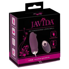 Javida - ovo vibratório pulsante com controle remoto - roxo