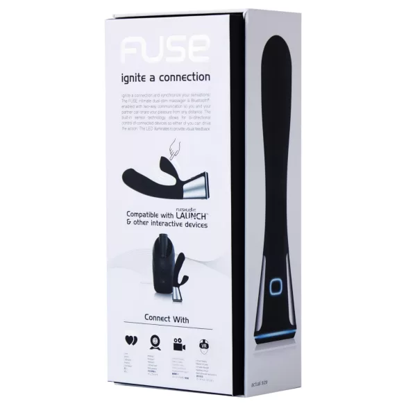 Fleshlight OhMiBod Kiiroo - Vibrador com braço para o clitóris controlado por app (preto)