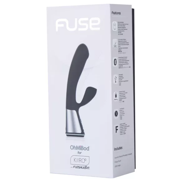 Fleshlight OhMiBod Kiiroo - Vibrador com braço para o clitóris controlado por app (preto)