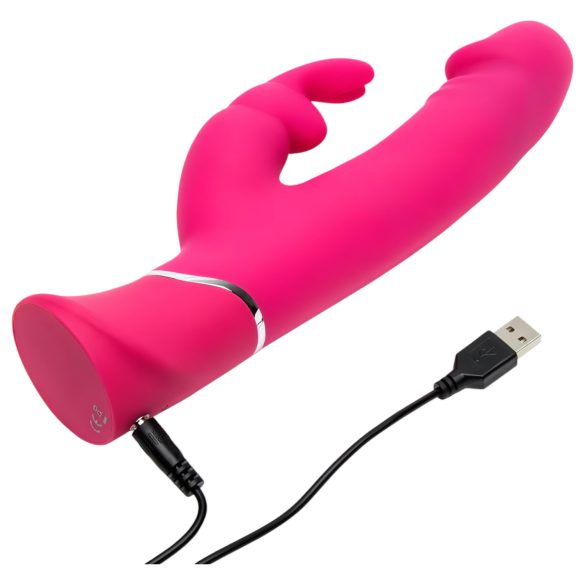 Happyrabbit - vibrador com estimulador de clitóris à prova d'água
