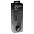 Rebel - capa peniana vibratória recarregável controle remoto - silicone preto