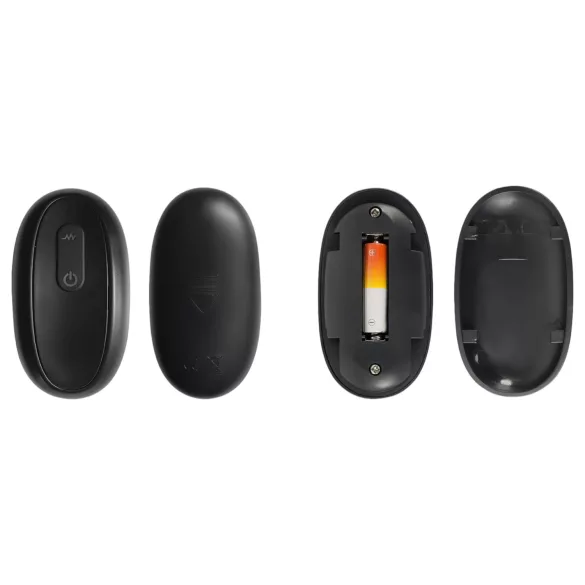Rebel - capa peniana vibratória recarregável controle remoto - silicone preto