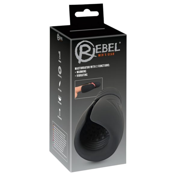 Rebel - Vibrador com ponta à prova d'água (preto)