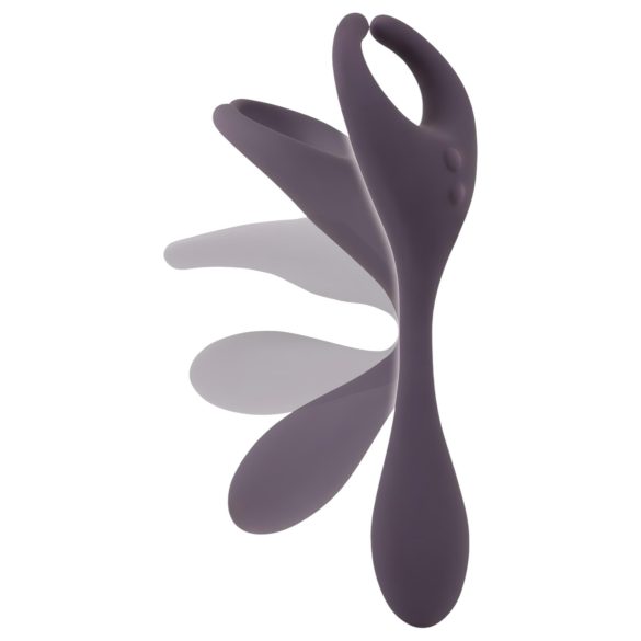 Couples Choice - vibrador casal 2 motores recarregável com controle remoto roxo