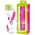 SMILE Soft - vibrador recarregável com aquecimento - silicone rosa