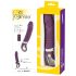 SMILE Soft - vibrador recarregável com aquecimento - silicone roxo