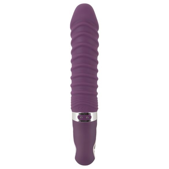 SMILE Soft - vibrador recarregável com aquecimento - silicone roxo