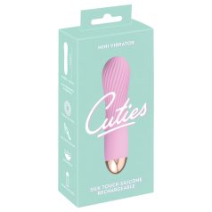   Cuties Mini - vibrador espiral recarregável à prova d'água - silicone rosa