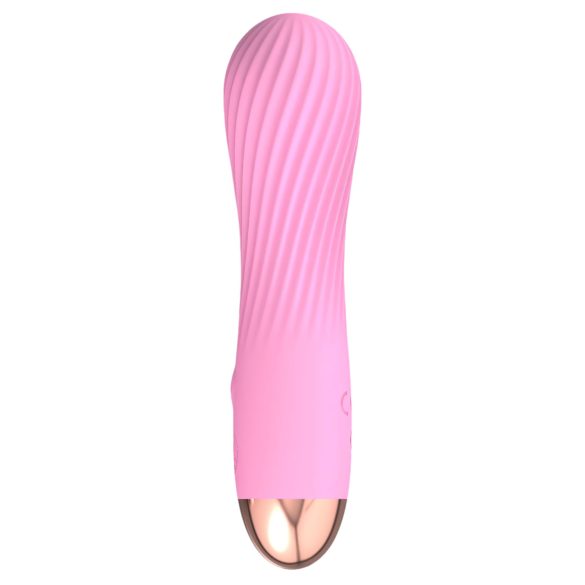 Cuties Mini - vibrador espiral recarregável à prova d'água - silicone rosa