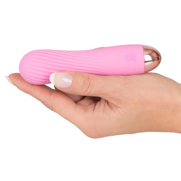 Cuties Mini - vibrador espiral recarregável à prova d'água - silicone rosa
