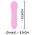 Cuties Mini - vibrador espiral recarregável à prova d'água - silicone rosa