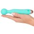 Cuties Mini Wand - vibrador massageador recarregável e à prova d'água (verde)