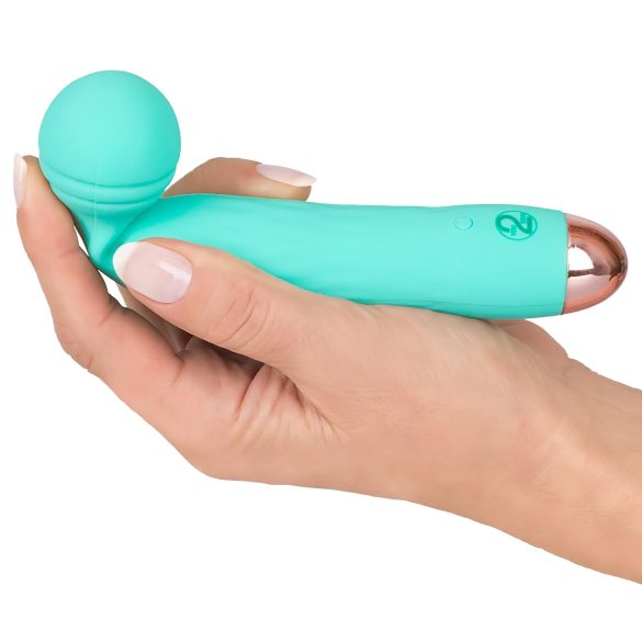 Cuties Mini Wand - vibrador massageador recarregável e à prova d'água (verde)