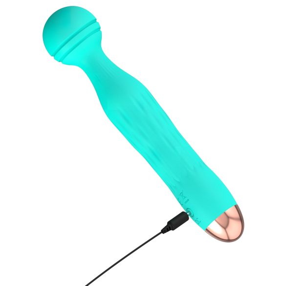 Cuties Mini Wand - vibrador massageador recarregável e à prova d'água (verde)
