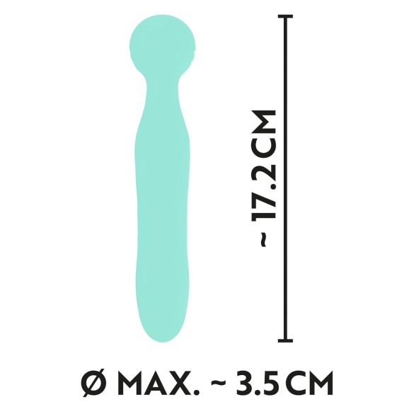 Cuties Mini Wand - vibrador massageador recarregável e à prova d'água (verde)