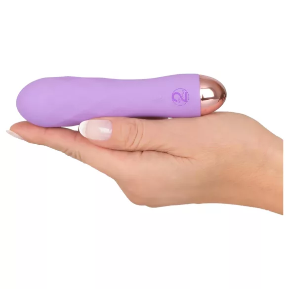 Cuties Mini - vibrador recarregável à prova d'água com textura - roxo