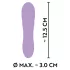 Cuties Mini - vibrador recarregável à prova d'água com textura - roxo