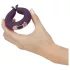 Couples Choice - anel peniano vibratório duplo - recarregável - roxo