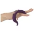 Couples Choice - anel peniano vibratório duplo - recarregável - roxo