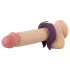 Couples Choice - anel peniano vibratório duplo - recarregável - roxo