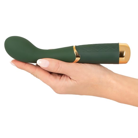 Emerald Love - vibrador ponto G recarregável à prova d'água - verde