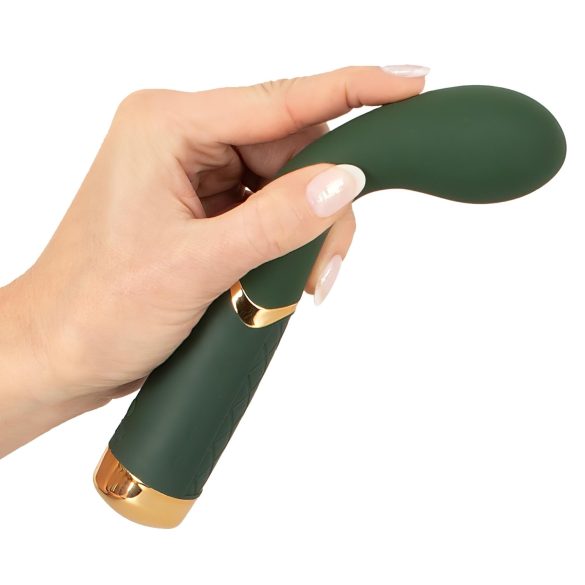 Emerald Love - vibrador ponto G recarregável à prova d'água - verde