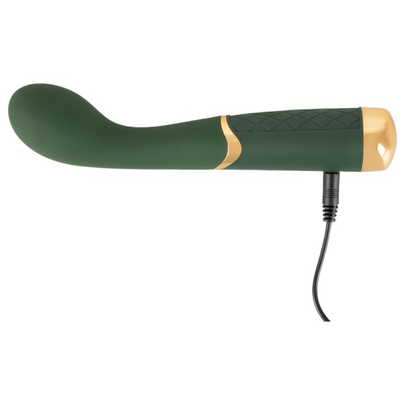Emerald Love - vibrador ponto G recarregável à prova d'água - verde