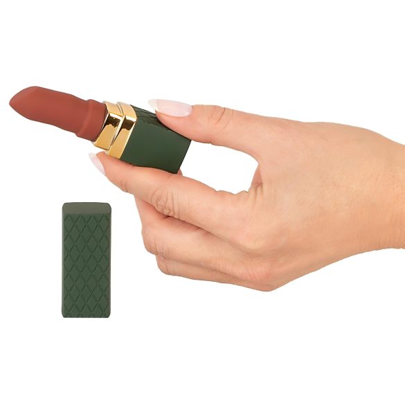 Emerald Love - vibrador em formato de batom recarregável à prova d'água