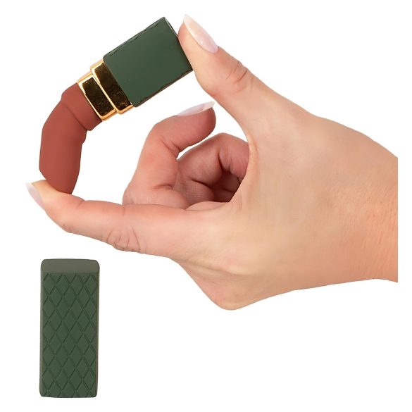 Emerald Love - vibrador em formato de batom recarregável à prova d'água
