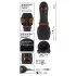 Rebel - vibrador peniano recarregável com 2 motores - preto