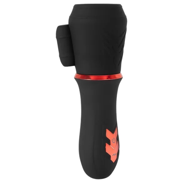 Rebel - vibrador peniano recarregável com 2 motores - preto