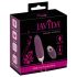 Javida Shaking Love - vibrador bullet recarregável com controle remoto - roxo