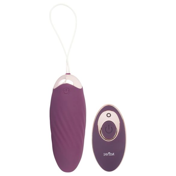 Javida Shaking Love - vibrador bullet recarregável com controle remoto - roxo